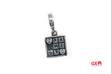 Pandora ALE Cubic Zirconia Family Game Night Dangle 925 Sterling Silver CZ Charm