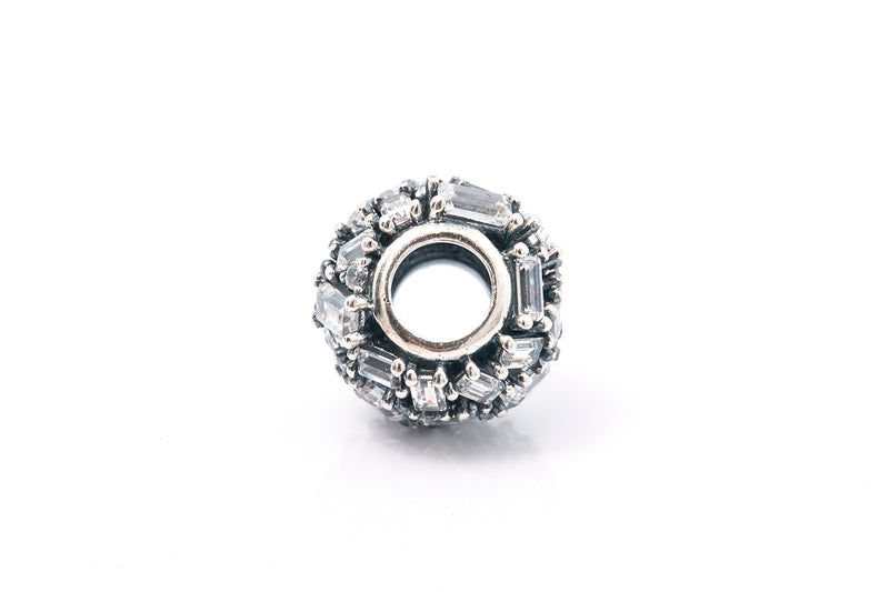 Pandora Sterling Silver Chiselled Elegance ALE S925 Charm Pendant