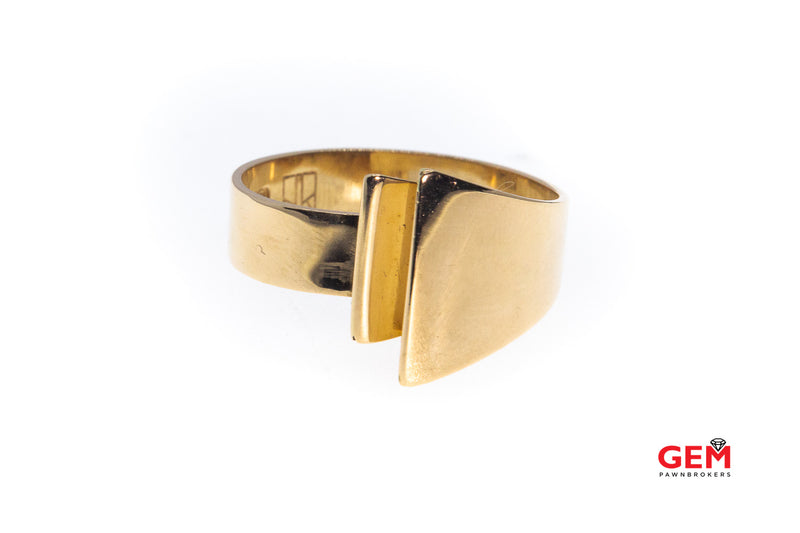 Finland Urpo Kajander For Kaunis Koru 14K 585 Rose Gold Designer Wrap Ring Size 8