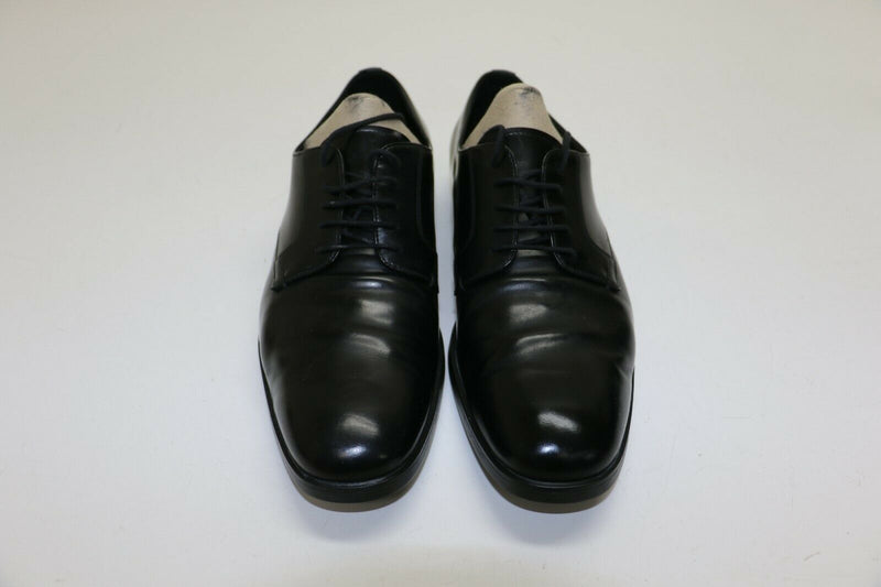 Prada DNC100 Luxury Derby Business Leather Shoes Black US 9