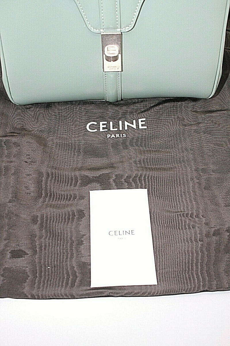 Celine 16 Bag Womens Medium in Celadon Satinated Calfskin 188003BEY.29CN