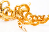 Tiffany & Co Paloma Picasso 18k 750 Yellow Gold Plume Earrings