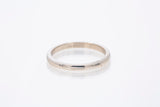 Thin Stackable White Gold Wedding Band Ring 14k 585 Size 6