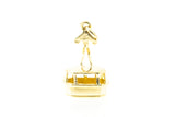 Venezuela Cable Car World Tourist 18k 750 Yellow Gold Charm Pendant