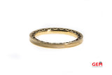 Radiant Hearts of Pandora ALE Cubic Zirconia Stackable Band 14k 585 Gold CZ Ring Size 7