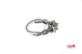 Vera Wang 14 KT Solid White Gold Diamond Engagement Ring