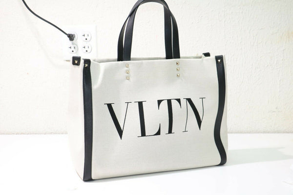 Valentino: VLTN Grande Plage Medium Size Tote Bag