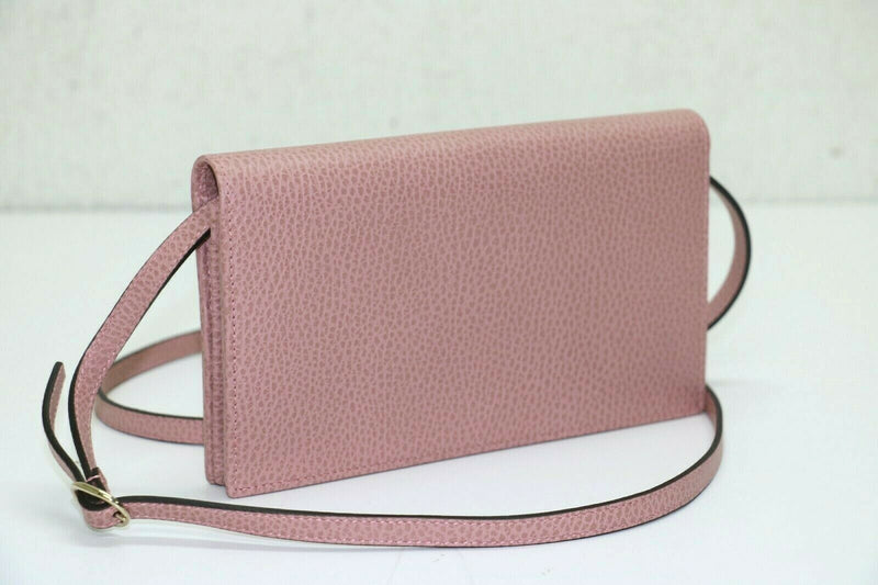 Gucci: Swing Pochette - 2way Shoulder Wallet / Shoulder Bag Calf - 368231 - Pink