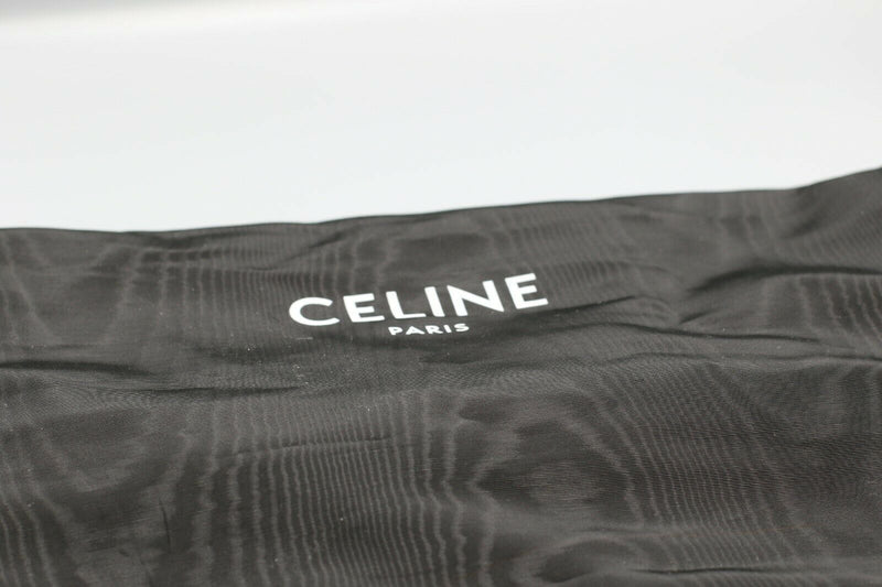 Celine Womens Micro Luggage Bag in Drummed Calfskin in Kohl