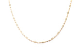 Vintage Extra Long 36" 14k 585 Yellow Gold Necklace Chain