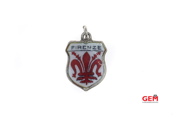 Fritz Reu & Co Silver 800 Firenze Charm Pendant Traveler