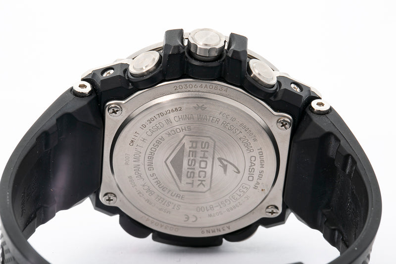 Casio G-Shock S-Steel 53.8 GST-8100 Touch Solar 53.8mm Watch