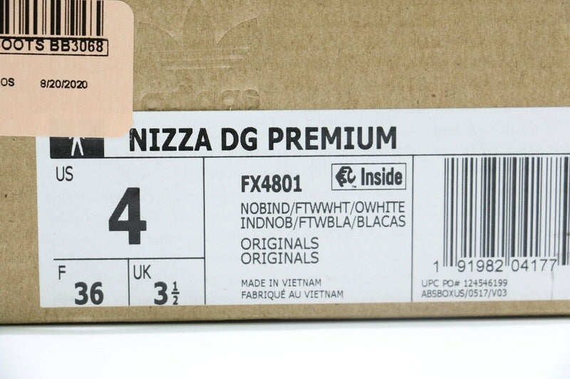 Adidas: Donald Glover x Nizza Premium 'Noble Indigo' Sneakers Sz 4Y US GEM Pawnbrokers Adidas: Donald Glover x Nizza Premium 'Noble Indigo' Sneakers Sz 4Y US GEM Pawnbrokers