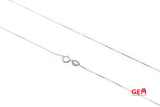 Hershey's Kisses Diamond Pave Charm 14K 585 White Gold 18.25" Chain Necklace (2)