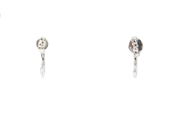 Cubic Zirconia CZ JWBR Zales 925 Sterling Silver Mini Hoop Earrings Kids