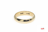 J Cook & Sons Domed 4.9mm Wedding Band 14K 585 Yellow Gold Ring Size 9 1/2