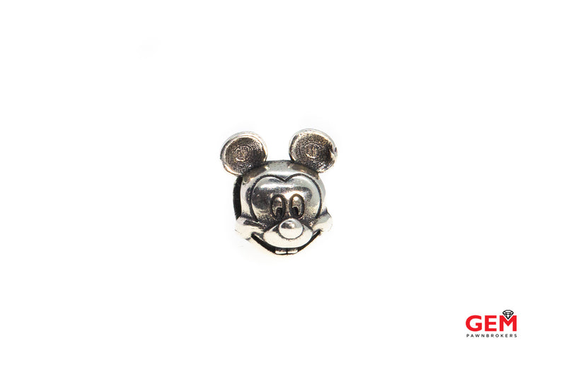 Pandora ALE Disney Mickey Mouse Head Bead 925 Sterling Silver Charm (2)