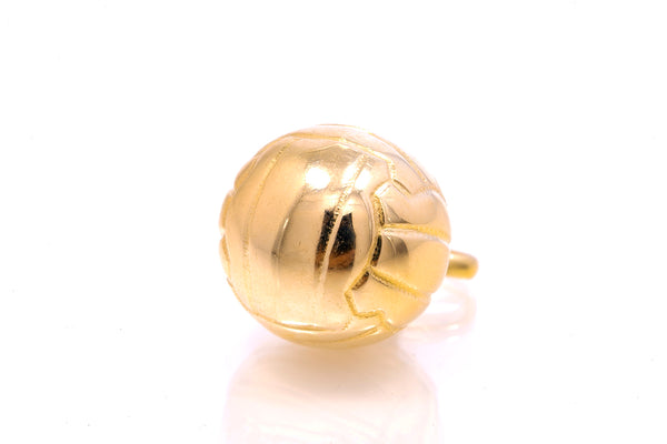 Vintage Volley Ball Sports 18Kt 750 Yellow Gold Hobby Charm Pendant