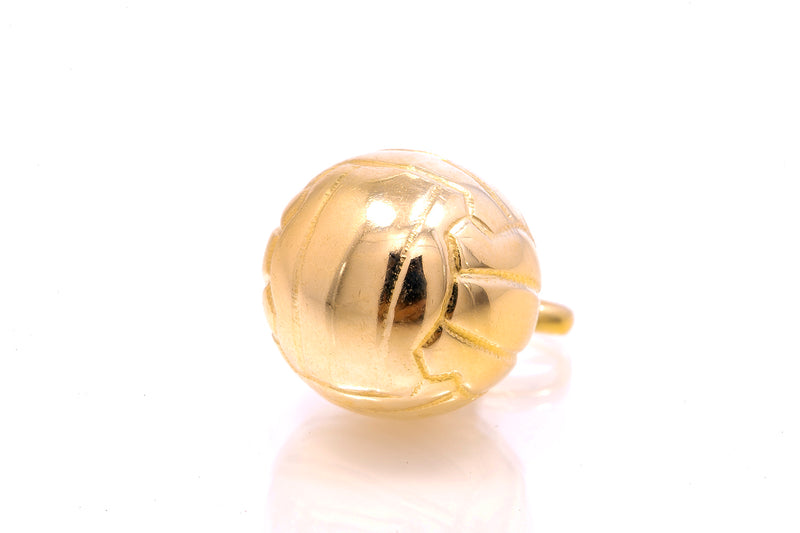 Vintage Volley Ball Sports 18Kt 750 Yellow Gold Hobby Charm Pendant