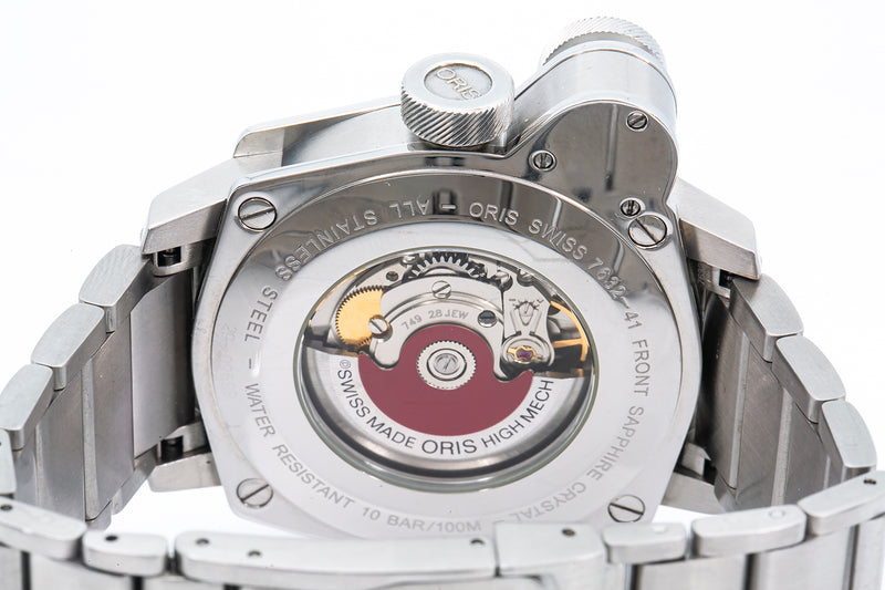 Oris BC4 Der Meisterflieger Automatic Steel Mens 43mm Watch 749-7632-41