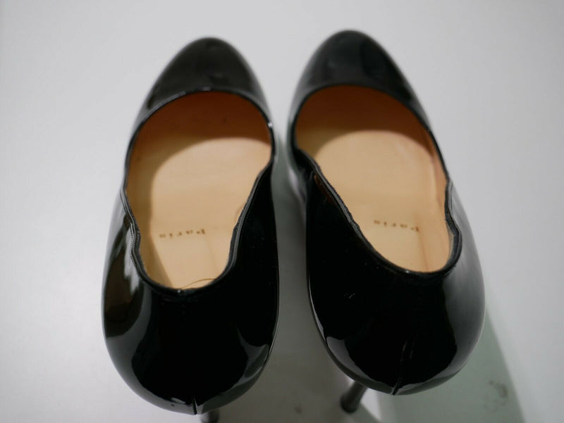 Christian Louboutin 1180154 Shoe Heels Black Women's US Size 9 Euro Size 39