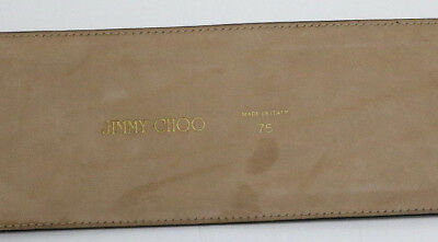 Jimmy Choo Corset Style Animal Print Belt Size 75