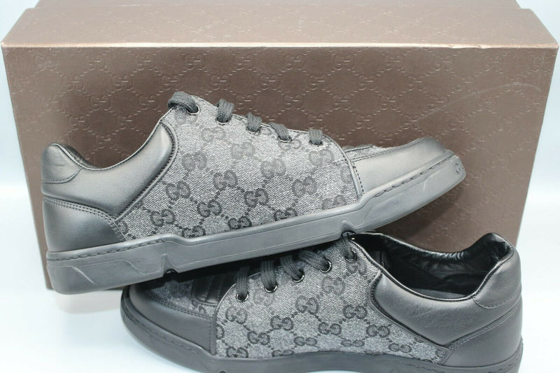 Gucci 391048 Black GG Men's Casual Sneaker Size 6.5 US