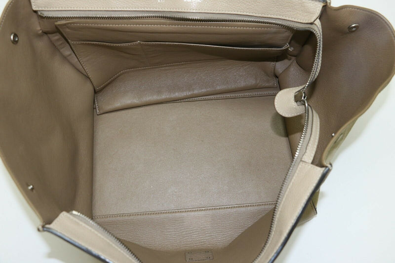 Celine Trapeze Taupe Shoulder Large Bag
