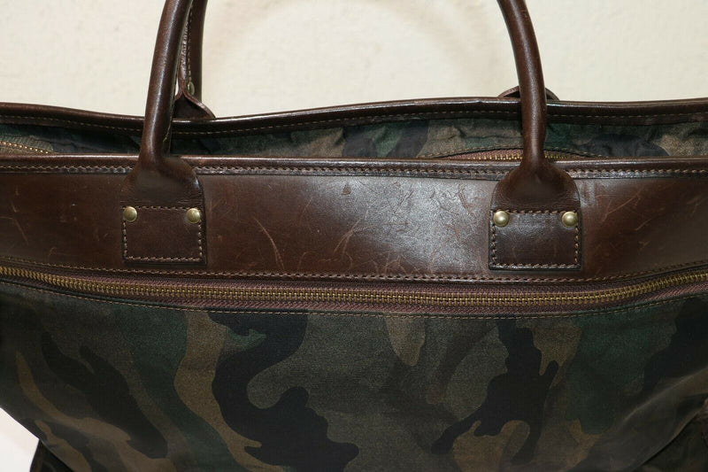 Felisi: Camouflage leather-Trimmed Briefcase