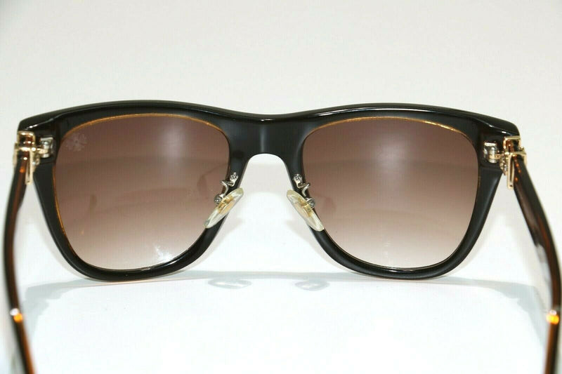 Chrome Hearts: Brown Multicolor Sunglasses - Gold hardware - PEII04 - Sz: 56/22