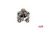 Pandora ALE Natural Pearl Royal Carriage Crown Charm 925 Sterling Silver Bead