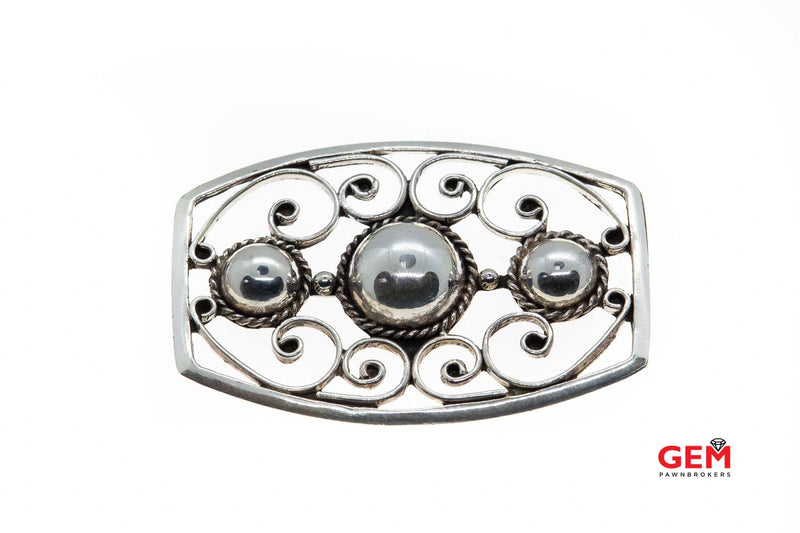 MB 925 Sterling Silver Lapel Pin Brooch