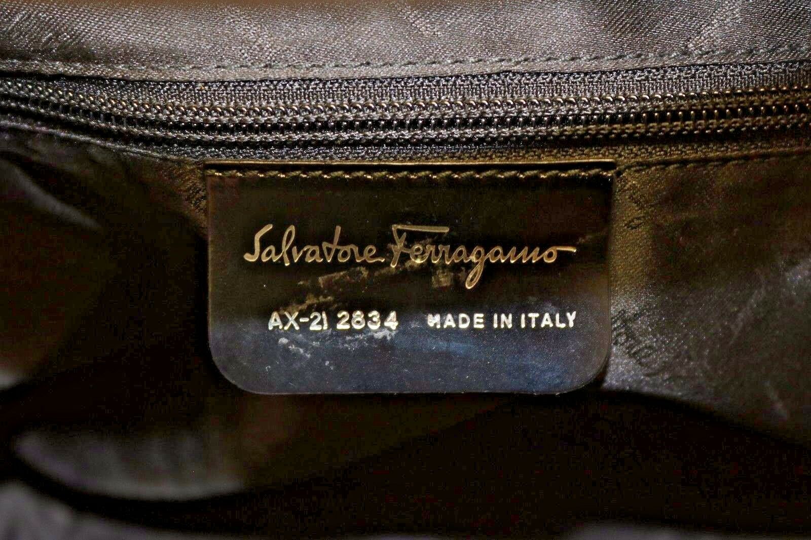 福袋セール Salvatore Ferragamo AX-21 2834 Brown Pony Hair Boston 靴