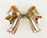 Eckfedt & Ackley 14KT Gold Diamond Pink Sapphire Two Tone Brooch
