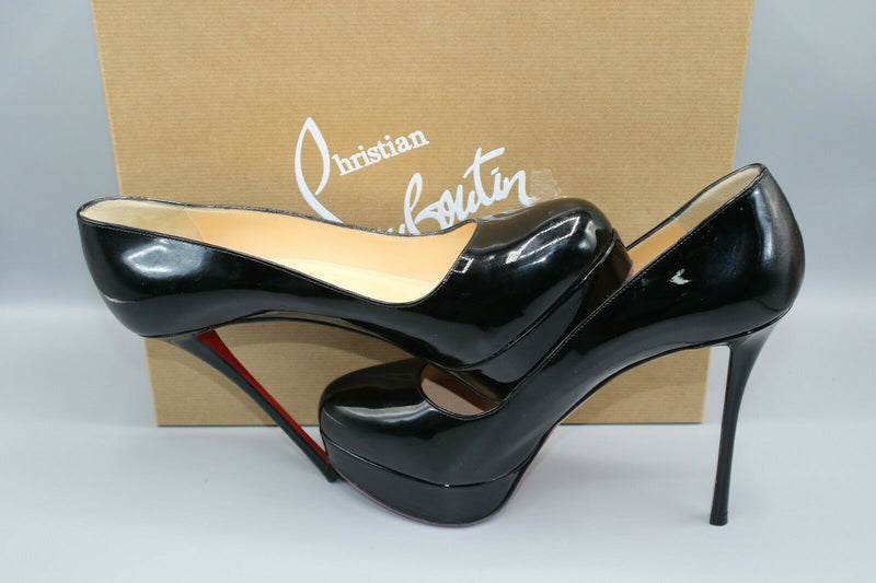 Christine Louboutin Spike Heels 130 Black Size 35.5