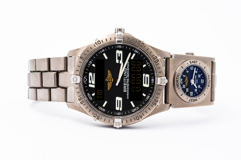Breitling Aerospace w/ UTC E75362 Titanium 42mm Watch