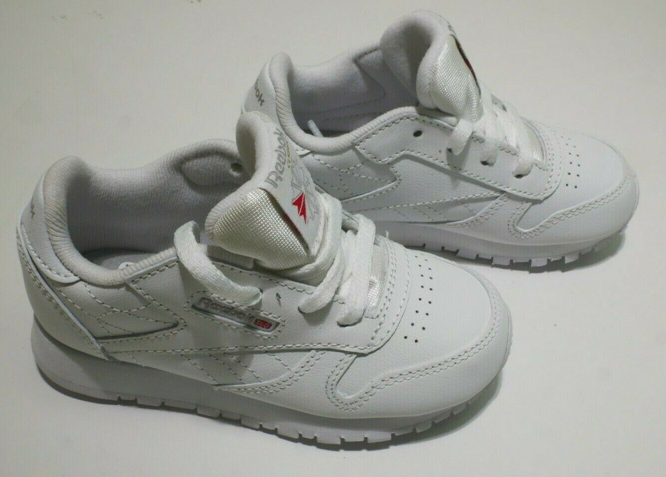 Reebok Classic Leather 059503 White Toddler Sneakers Sizes US Size 8 E ...