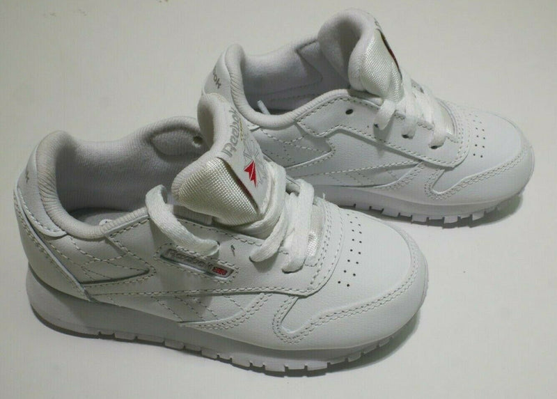 Reebok Classic Leather 059503 White Toddler Sneakers Sizes US Size 8 EUR 24.5