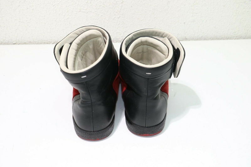 Maison Martin Margiela Future High Top Red/Black Suede Size 43 Sneakers