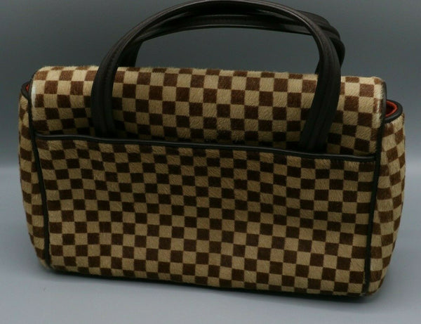 Louis Vuitton Limited Edition Lionne Damier Sauvage Calf-hair Handbag