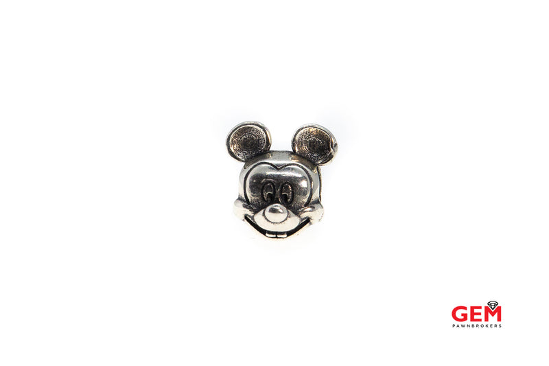 Pandora ALE Disney Mickey Mouse Head Bead 925 Sterling Silver Charm (1)