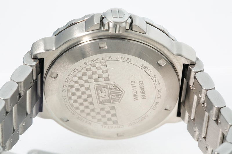 Tag Heuer Black Dial Formula 1 WAU1112 Stainless Steel 42mm Watch
