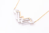 Wonder Women Super Hero 10k 417 Yellow Gold Pendant Charm Necklace Ruby Sapphire