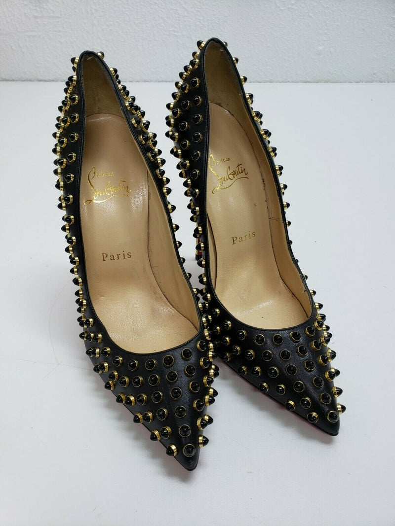 CHRISTIAN LOUBOUTIN Specchio Follies Cabo Spikes 100 Pumps | Size 8 US, 38.5 EUR