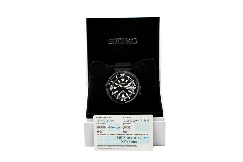 Seiko 4R36-05S0 Prospex Diver Automatic Ceramic Black Rubber Band 45mm Watch