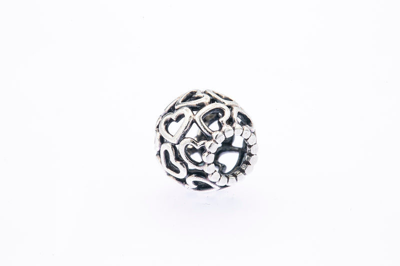 Pandora Filigree Open Your Heart Sterling Silver Bead Charm