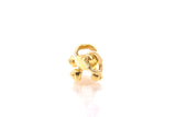Vintage Antique Style Roller Skate Wheel Shoe Pendant Charm 14k 585 Yellow Gold
