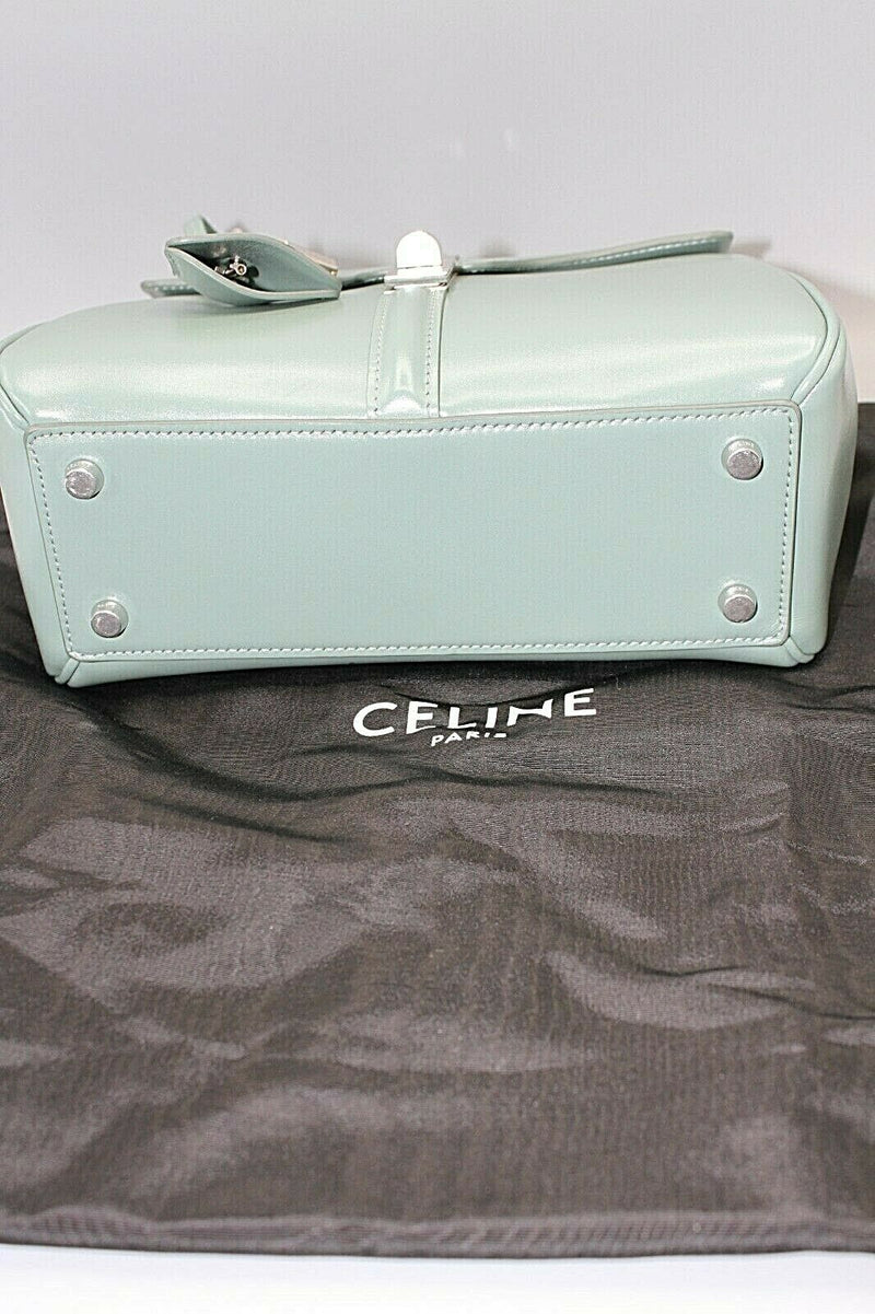 Celine 16 Bag Womens Medium in Celadon Satinated Calfskin 188003BEY.29CN