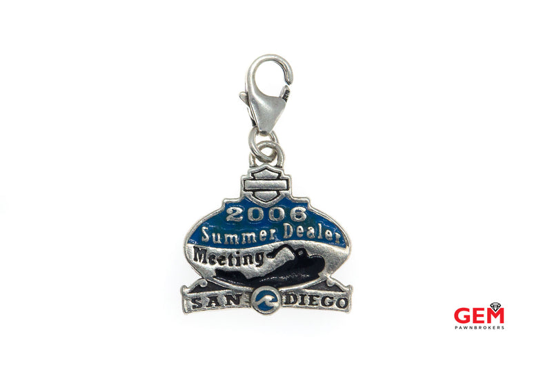 Mod Jewelry 2006 Summer Dealer Meeting San Diego Charm Solid 925 Sterling Silver Pendant
