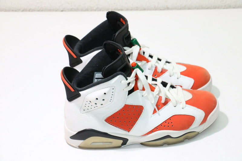 Air Jordan 6 Retro "gatorade" 384664 145 White/Orange Size 8